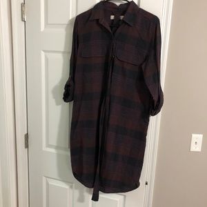 Loft plaid dress